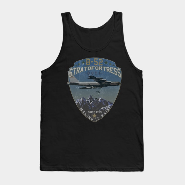 B-52 Stratofortress | Making it Rain Since 1955 Tank Top by DesignedForFlight